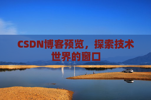 CSDN博客预览，探索技术世界的窗口